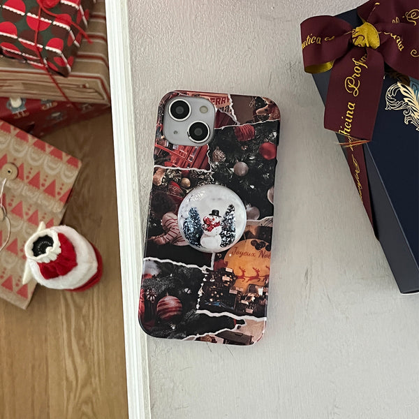 [Mademoment] Collage Shiny Holiday Design Phone Case