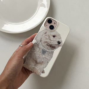 [Mademoment] Puppy Souvenir Pendant Design Phone Case