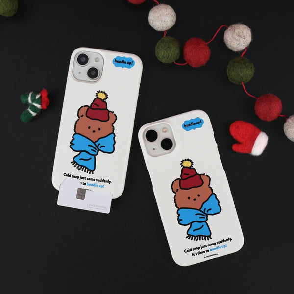 [THENINEMALL] Bundle Up Gummy Hard Phone Case (2 types)