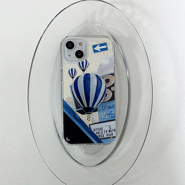 [Mademoment] Go On Trip Design Glossy Mirror Phone Case