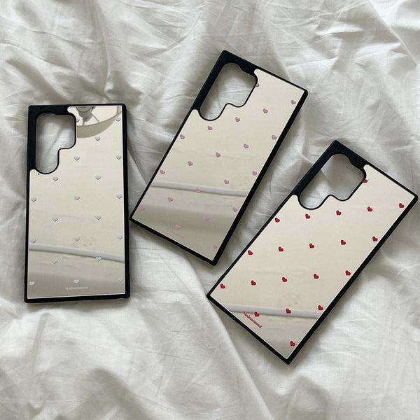 [Mademoment] Small Heart Pattern Design Bumper Phone Case