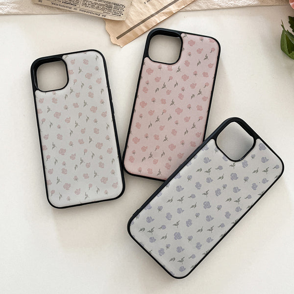 [Mademoment] Merry Rose Vintage Design Bumper Phone Case