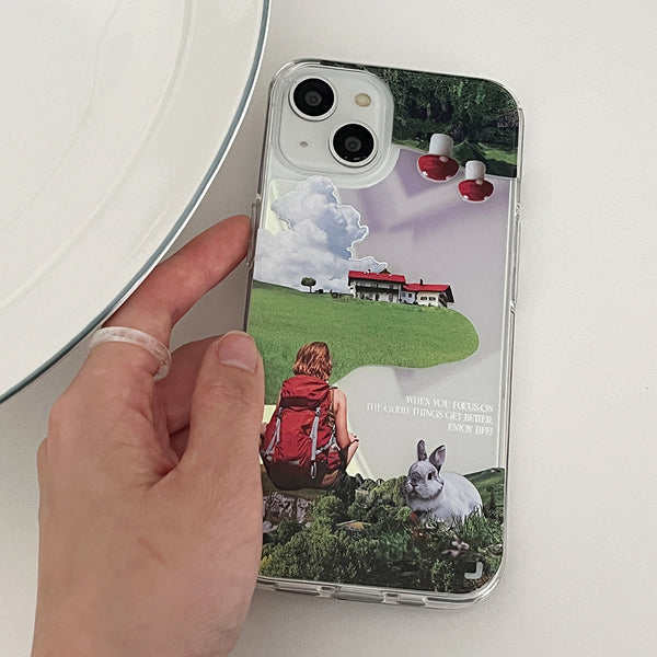 [Mademoment] Get Better Design Glossy Mirror Phone Case