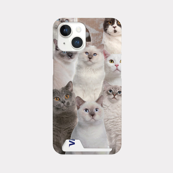 [Mademoment] Meow Cat Friends Design Phone Case