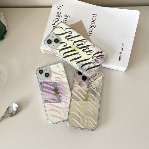 [Mademoment] Your Cupid Design Glossy Mirror Phone Case