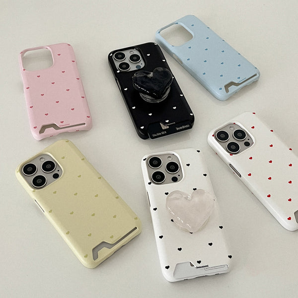 [Mademoment] Small Heart Pattern Design Phone Case