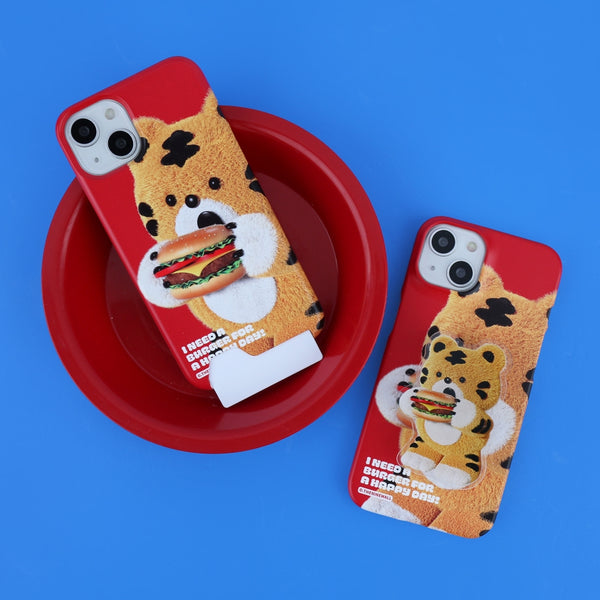 [THENINEMALL] Favorite Hamburger Hard Phone Case (2 types)