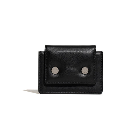 [Fennec] CIRCLE PADDING ACCORDION POCKET - BLACK