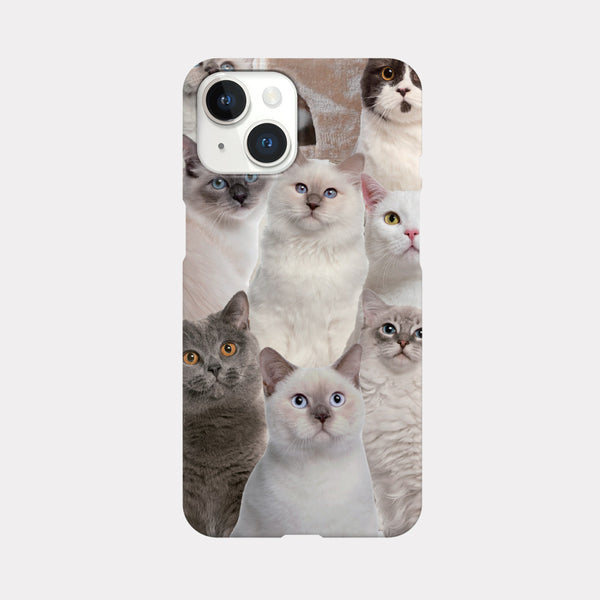 [Mademoment] Meow Cat Friends Design Phone Case