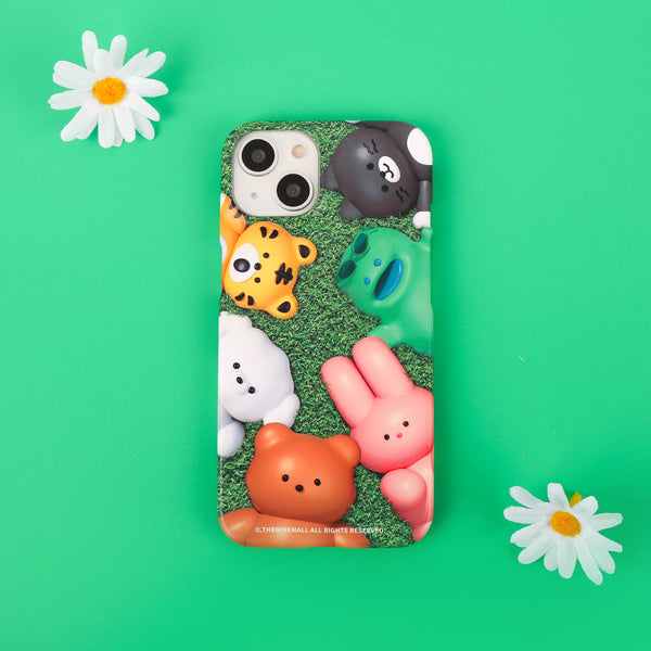[THENINEMALL] Sunny Days Friends Hard Phone Case (2 types)