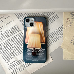 [Mademoment] Vintage Mid Brown Hotel Design Phone Case