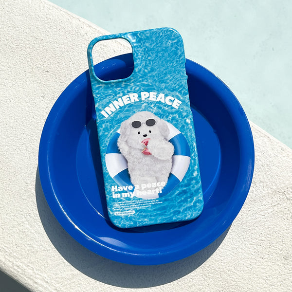 [THENINEMALL] Swim Ppokku Inner Peace Hard Phone Case (2 types)