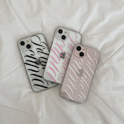 [Mademoment] Your Cupid Design Clear Phone Case (4 Types)