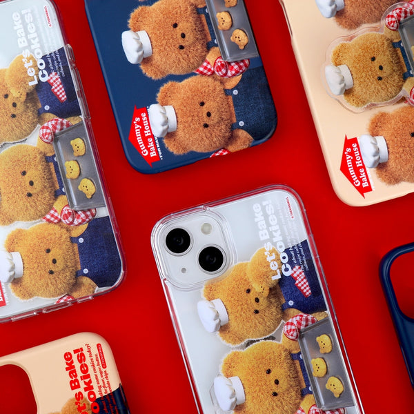 [THENINEMALL] Big Cookie Gummy Hard Phone Case (2 types)