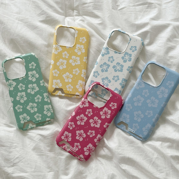 [Mademoment] Aloha Flower Design Phone Case