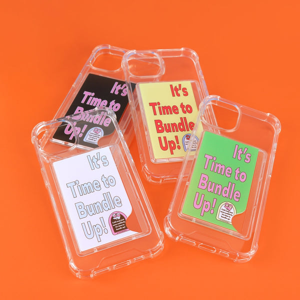 [THENINEMALL] Time To Bundle Up Clear Phone Case (1 Type)