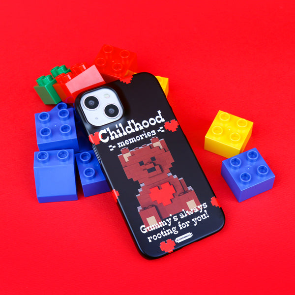 [THENINEMALL] Cube Gummy Hard Phone Case (2 types)