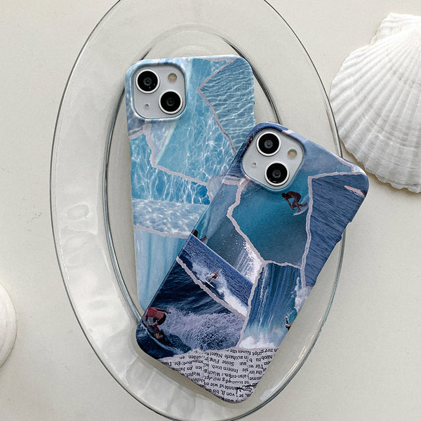 [Mademoment] Collage Beach Design Phone Case