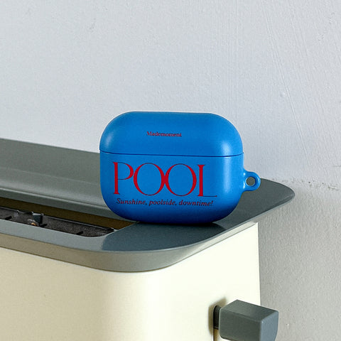 [Mademoment] Poolside Lettering Design AirPods Case