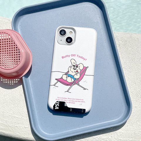 [Mademoment] Off Today Butty Design Phone Case