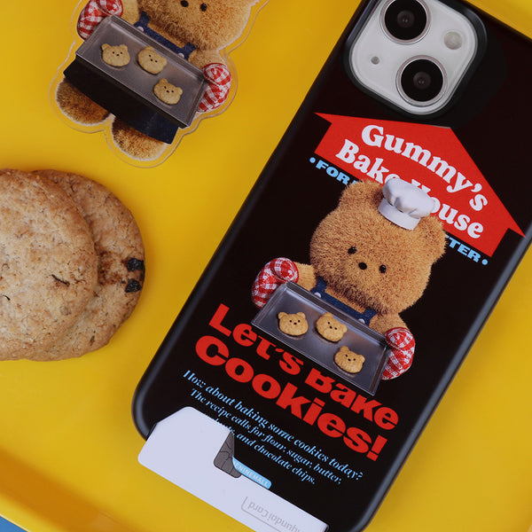 [THENINEMALL] Cookie Gummy Hard Phone Case (2 types)