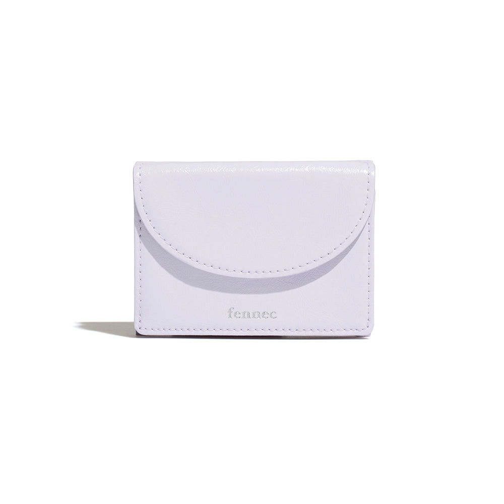 [Fennec] CRINKLE HALFMOON MINI WALLET - FOG LAVENDER