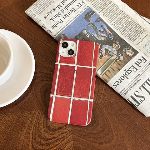 [Mademoment] Old Brown Tile Design Phone Case