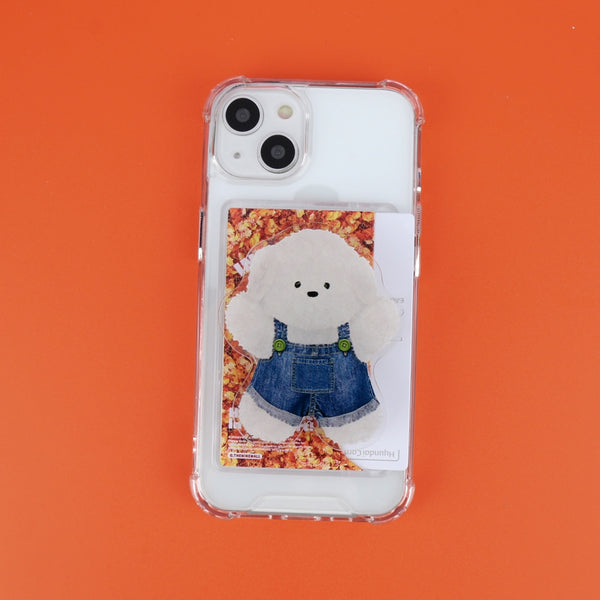 [THENINEMALL] Maple Inner Peace Ppokku Clear Phone Case (1 type)