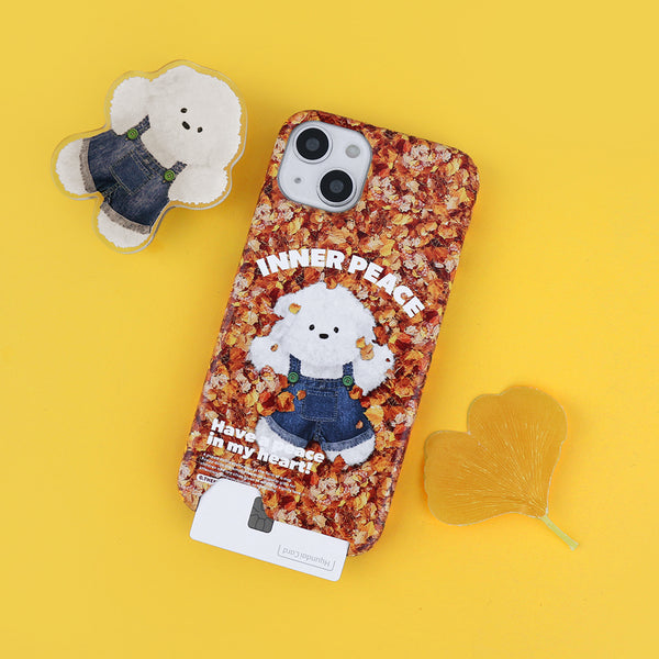 [THENINEMALL] Maple Inner Peace Ppokku Hard Phone Case (2 types)