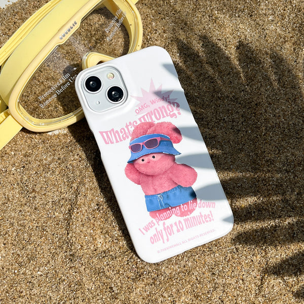 [THENINEMALL] Tanning Windy Hard Phone Case (2 types)