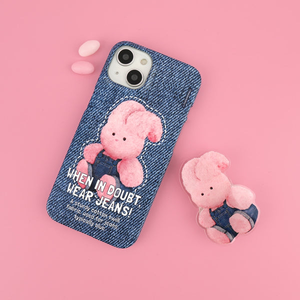 [THENINEMALL] Denim Windy Hard Phone Case (2 types)