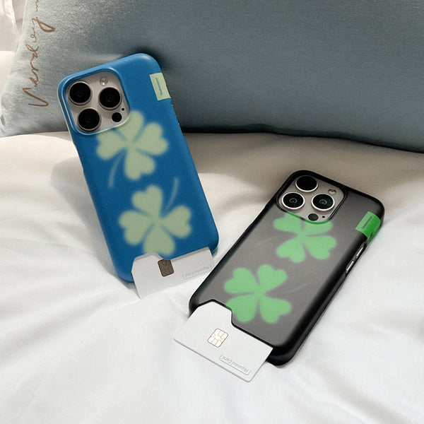 [Mademoment] Lucky Clover Design Phone Case