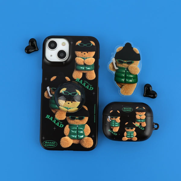 [THENINEMALL] Pattern Puffer Bad Gummy Hard Phone Case (2 types)