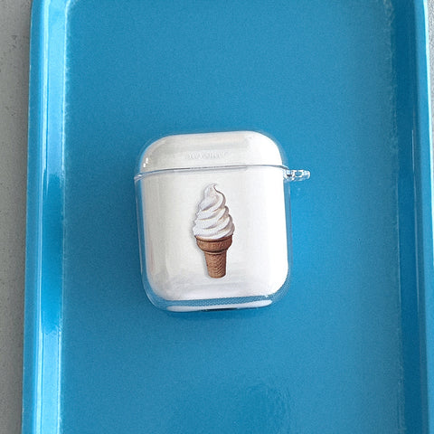 [Mademoment] Sweet Ice Cream Design Clear AirPods Case