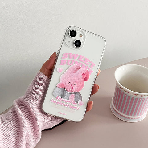 [THENINEMALL] Lollipop Windy Clear Phone Case (3 types)