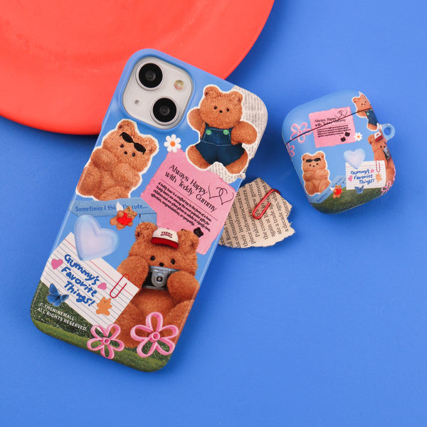 [THENINEMALL] Gummy Collage Hard Phone Case (2 types)