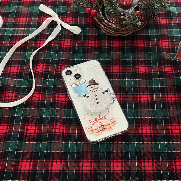 [Mademoment] Holiday Dessert Design Clear Phone Case (3 Types)