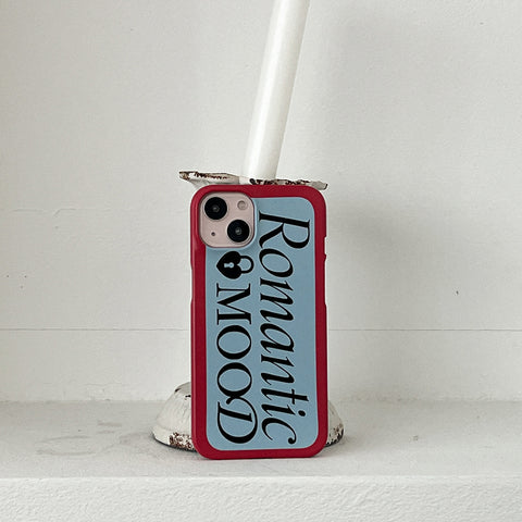 [Mademoment] French Mood Lettering Design Phone Case