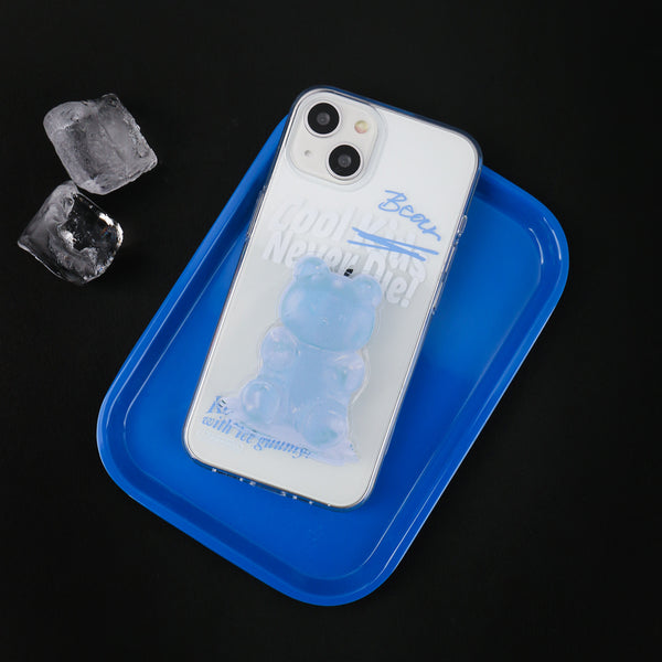 [THENINEMALL] Basic Ice Gummy Clear Phone Case (3 types)