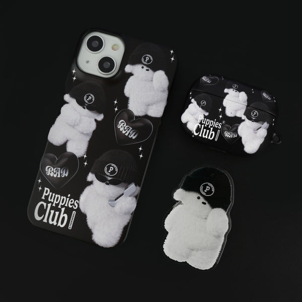 [THENINEMALL] Pattern Bad Puppy Hard Phone Case (2 types)