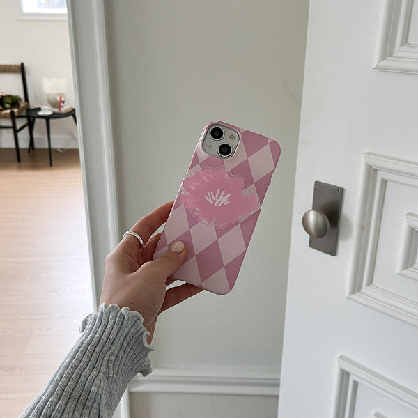 [Mademoment] Coloring Pink Design Phone Case