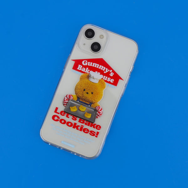 [THENINEMALL] Cookie Gummy Clear Phone Case (3 types)