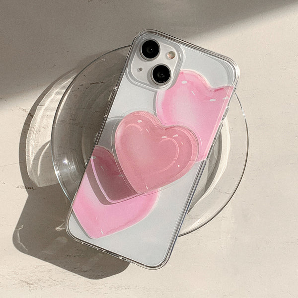 [Mademoment] Pure Love Design Clear Phone Case (3 Types)