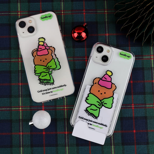 [THENINEMALL] Bundle Up Gummy Clear Phone Case (3 types)