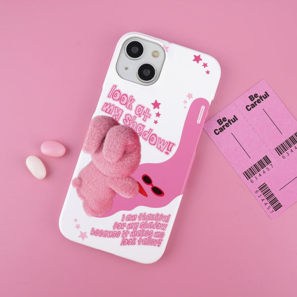 [THENINEMALL] Pink Shadow Windy Hard Phone Case (2 types)