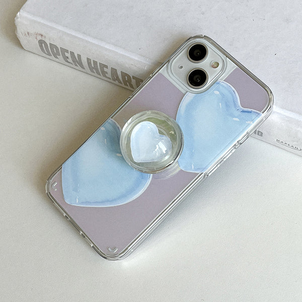 [Mademoment] Pure Love Design Glossy Mirror Phone Case