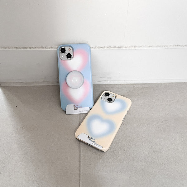 [Mademoment] Two Heart Gradation Design Phone Case