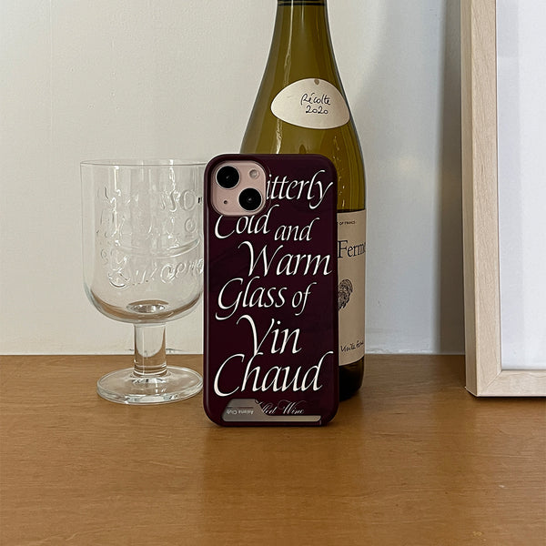 [Mademoment] Glass Of Vin Chaud Design Phone Case