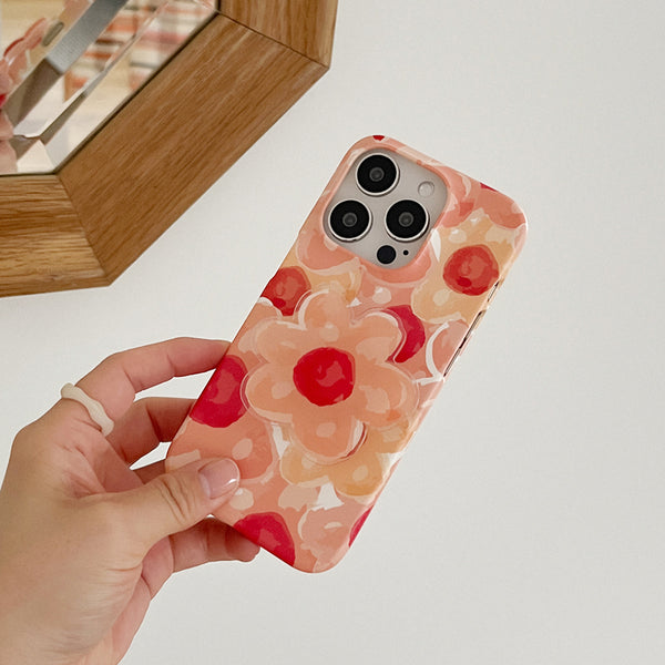 [Mademoment] Flower Watercolor Design Phone Case