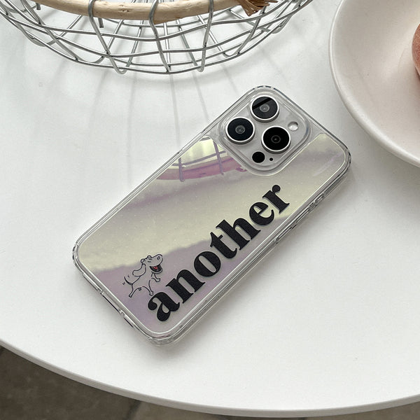 [Mademoment] Another Dog Design Glossy Mirror Phone Case